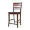 International Concepts Roma Counter Height Stool, 24" Seat Height, Espresso S581-3102 - alternate 1